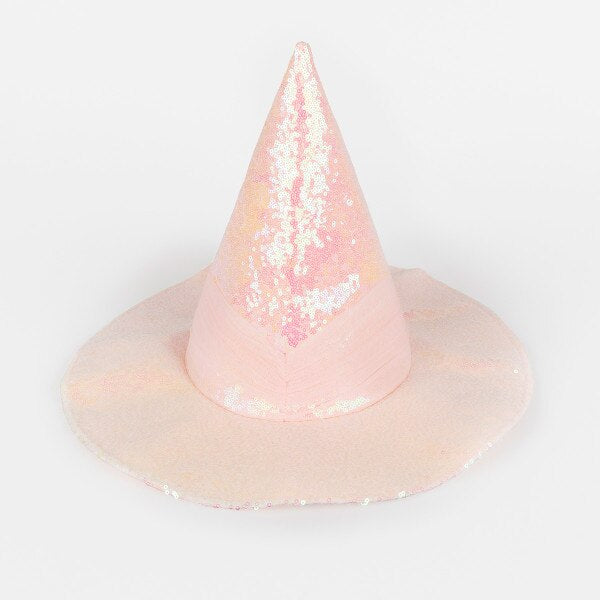Meri Meri Pink Sequin Witch Hat