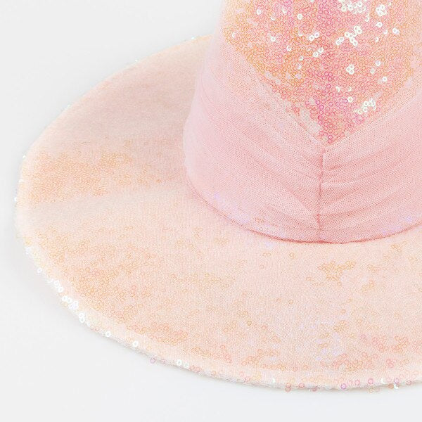Meri Meri Pink Sequin Witch Hat