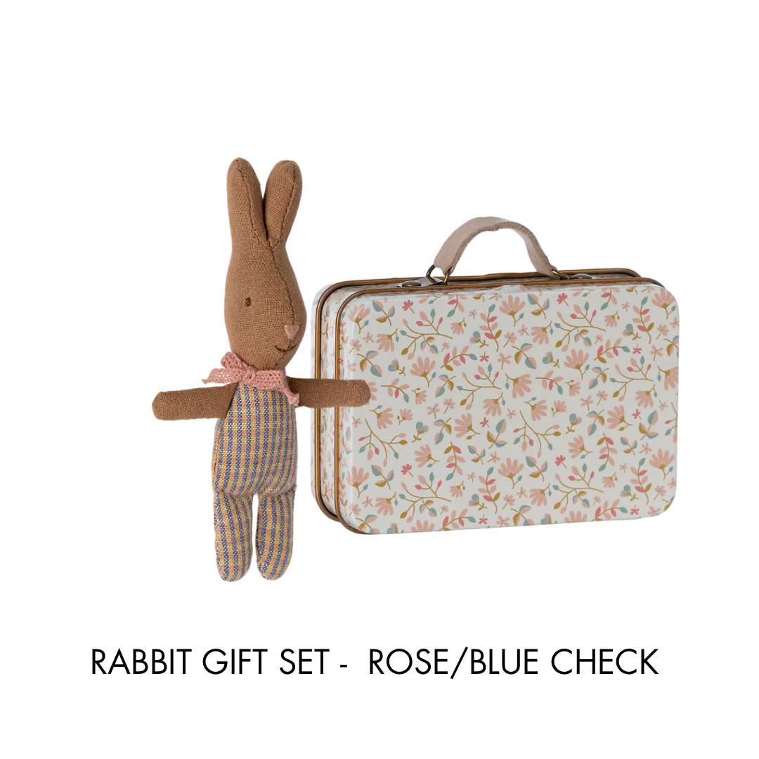 Maileg Rabbit Gift Set, Rose – Mouse in a Box
