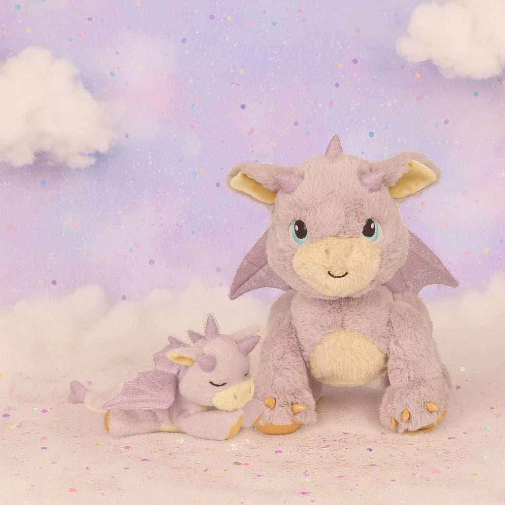 Olli Ella Binky Baby Dragon - Misty Lavender