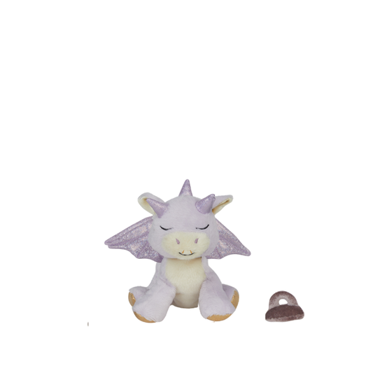 Olli Ella Binky Baby Dragon - Misty Lavender
