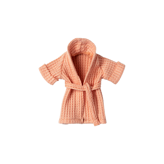 Maileg Mouse Bathrobe - Coral