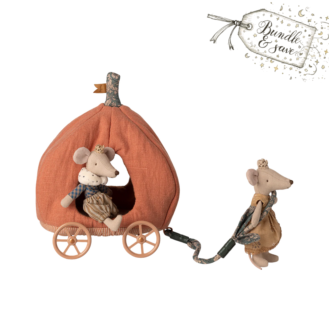 Maileg Pumpkin Carriage & Royals Bundle