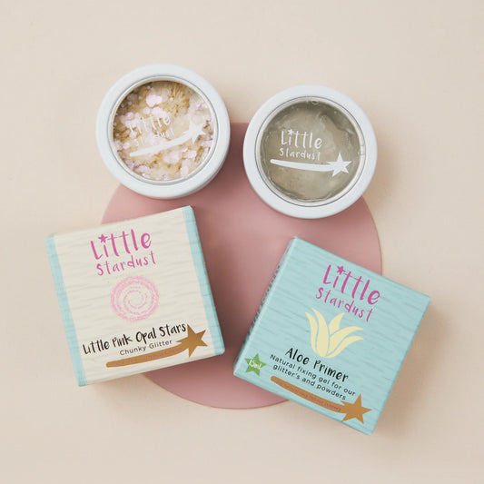 The Natural Play MakeUp Company Little Pink Opal Stars Glitter & Aloe Primer