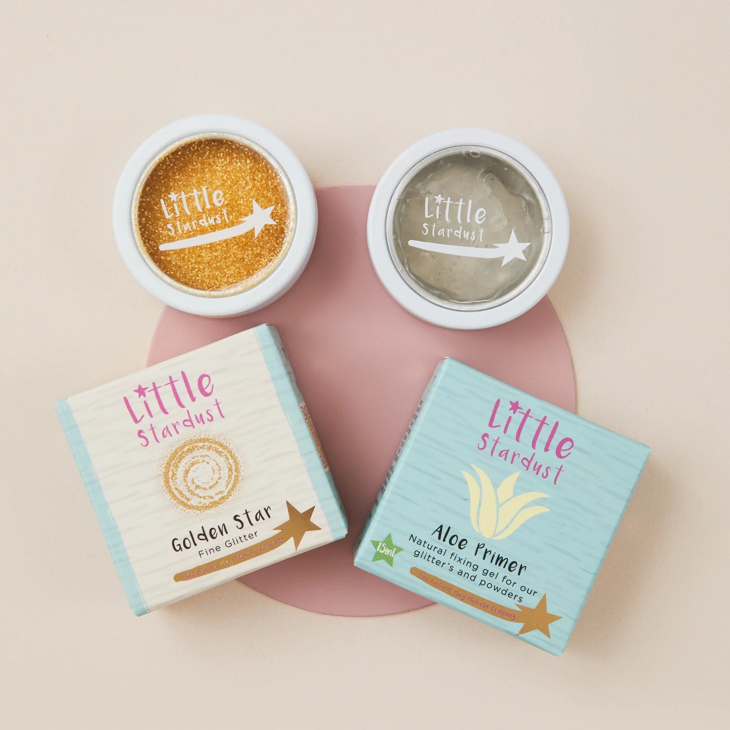 The natural Play MakeUp Company Golden Star fine Bioglitter™ PURE & Aloe Primer