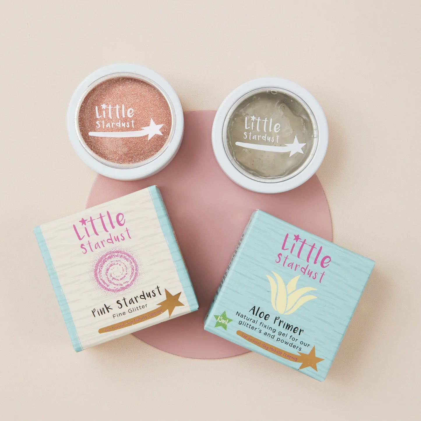 The Natural Play MakeUp Company Pink Stardust Bioglitter™ PURE & Aloe Primer