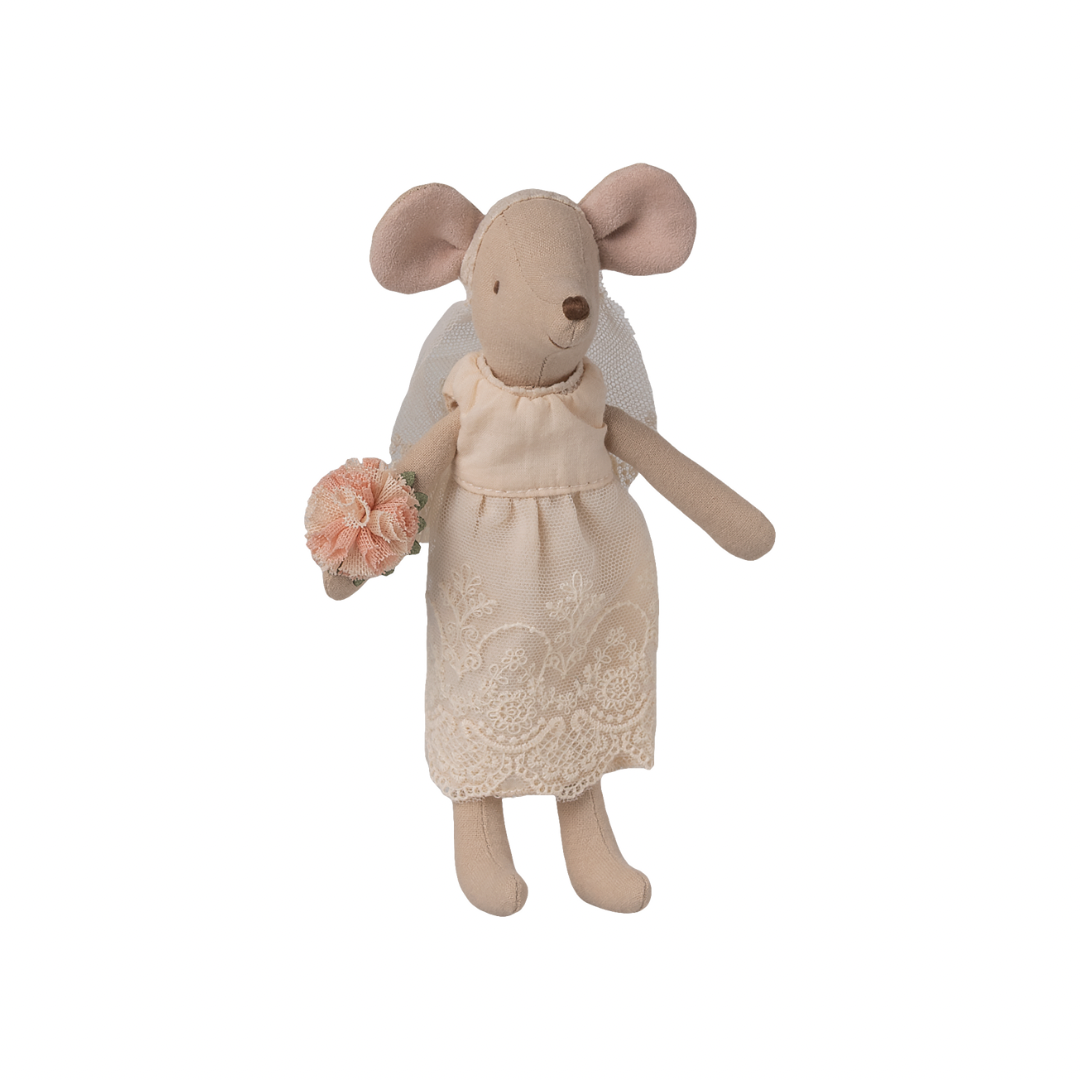 Maileg Wedding dress, Mum mouse