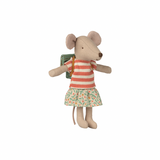 Maileg Tricycle mouse, Big sister - Green