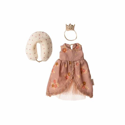 Maileg Queen dress, Mum mouse