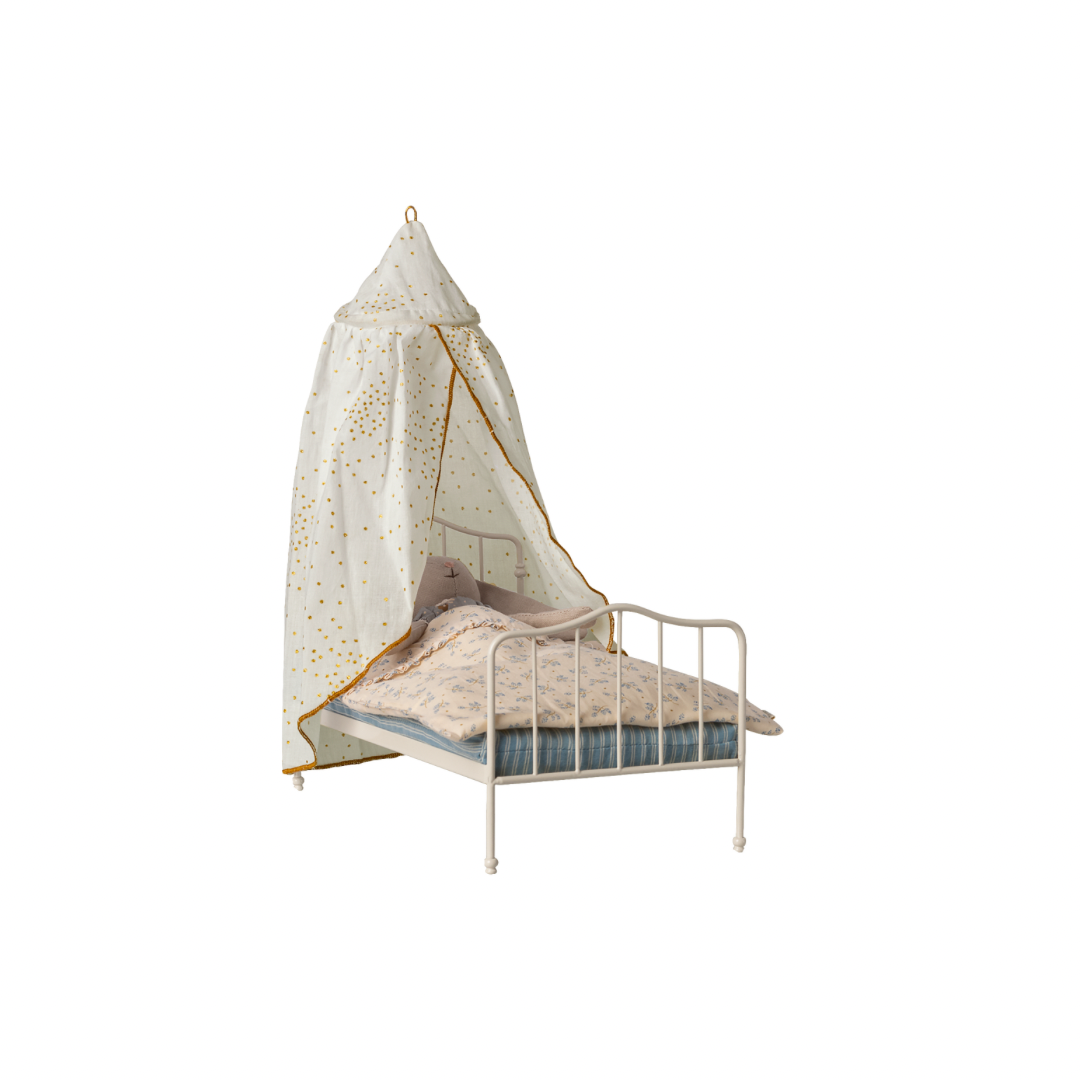 Maileg Bed canopy, Miniature - Off white