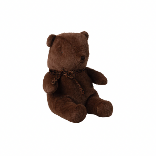 Maileg Teddy bear plush, Medium - Dark chocolate