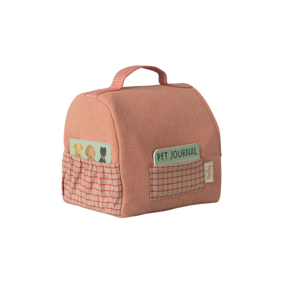 Maileg Pet carrier - Coral