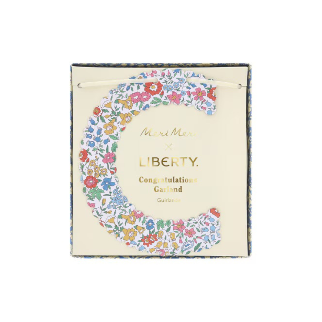 Meri Meri x Liberty Congratulations Garland