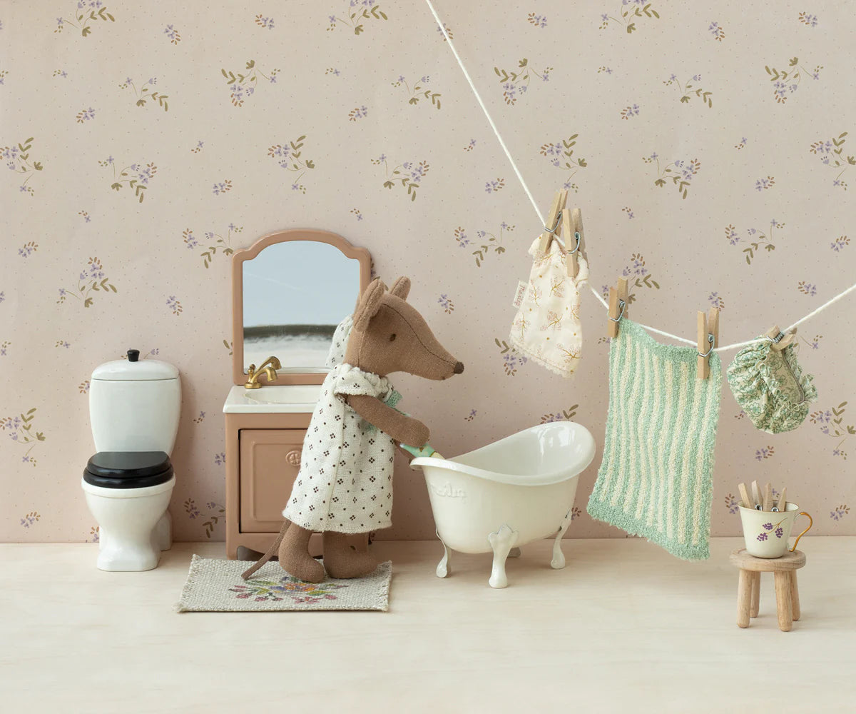 Maileg Bathroom Bundle - Dark Powder