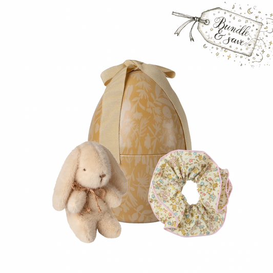 Bunny Easter Egg Treat Gift Set - Yellow