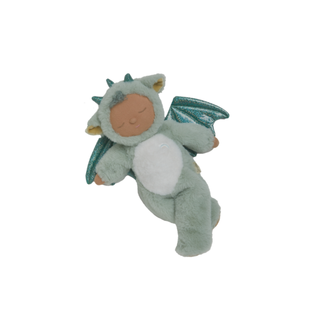 Olli Ella Cozy Dinkum Dragon - Ash - Green