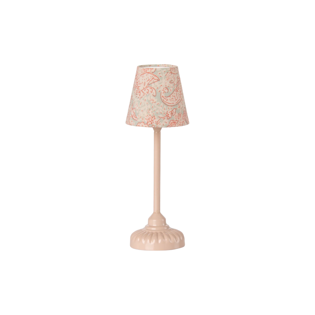 Maileg Vintage floor lamp, Mouse - Powder