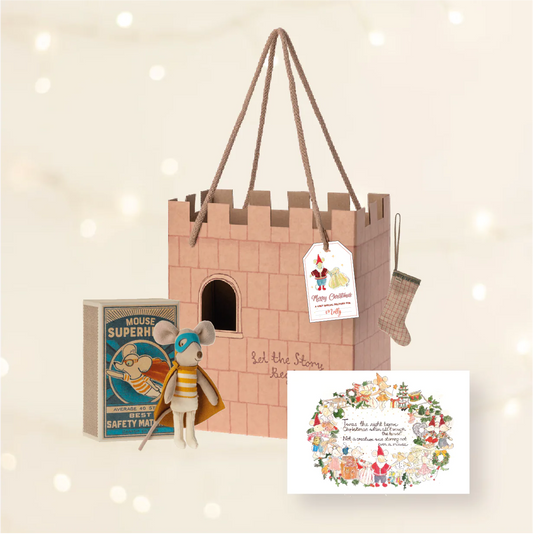 Maileg Christmas Eve Box, Superhero mouse