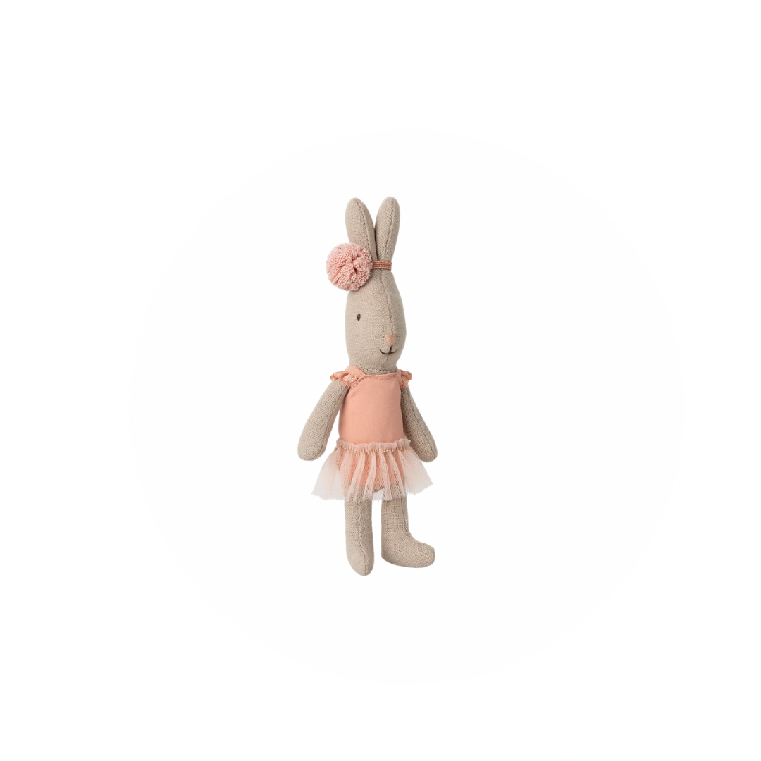Maileg Rabbit, Micro - Ballet suit and skirt rose ballet outfit - pre order SS25 maileg 