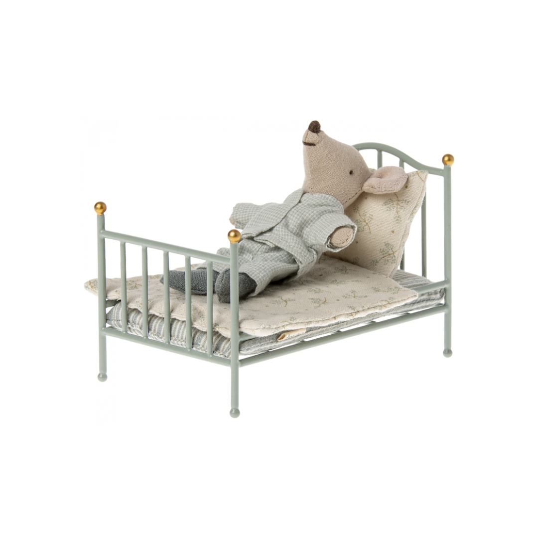 Maileg Little Vintage Bed, Mint