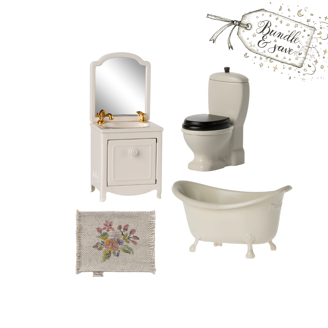 Maileg Bathroom Bundle - White