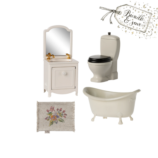 Maileg Bathroom Bundle - White