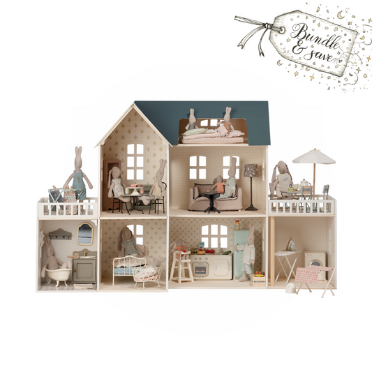 Maileg House of Miniatures Dollshouse Bundle