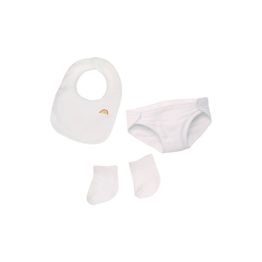 Olli Ella Dinkum Dolls Care Set - White