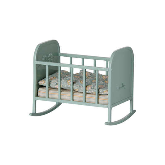 Maileg Cradle, My - Blue mint