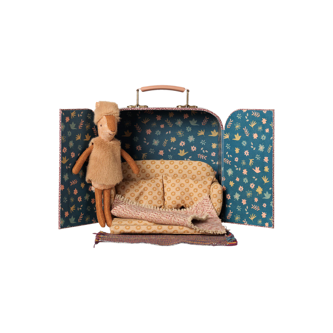 Maileg Reindeer in suitcase, Little sister