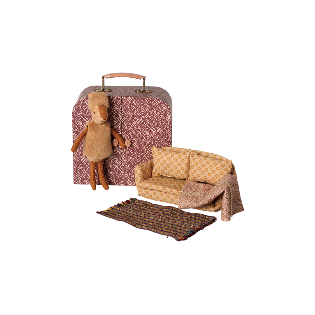 Maileg Reindeer in suitcase, Little sister