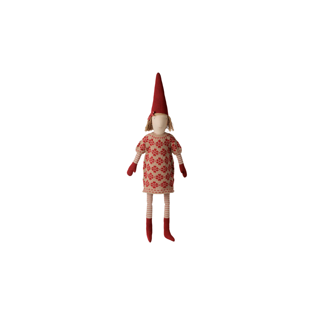 Maileg Pixy, Size 5 - Girl - Knitted flower dress