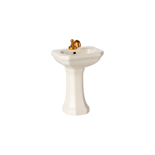 Maileg Bathroom sink, Mouse - Off white
