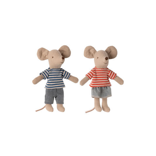 Maileg LouiMax and Stella, Little brother and sister mice