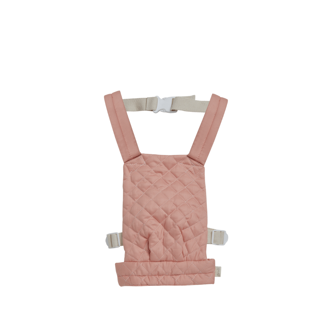 Olli Ella Dinkum Dolls Quilted Carrier - Rose