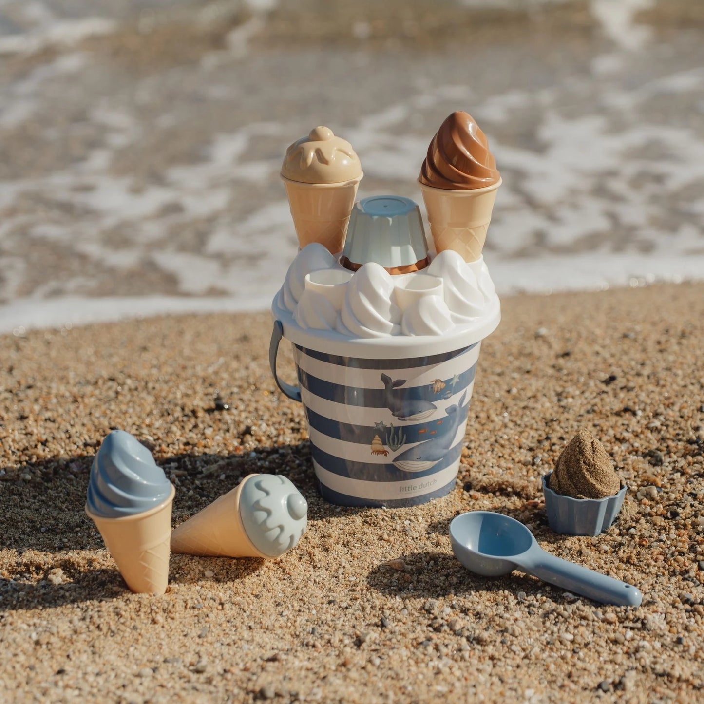 Little Dutch Ocean World Icecream Bucket Set 14pcs