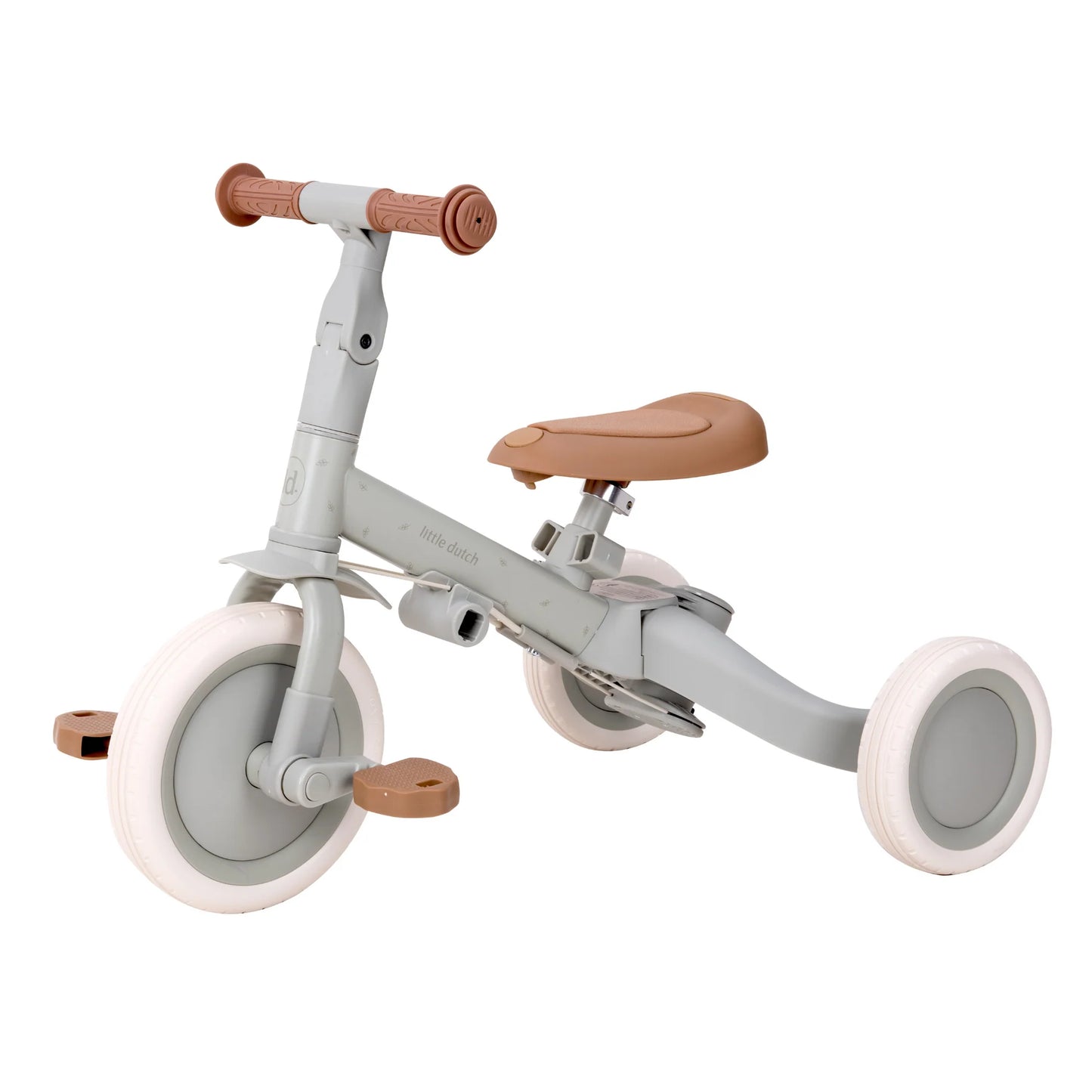 Little Dutch 4 in 1 Tricycle with Push Bar - Green