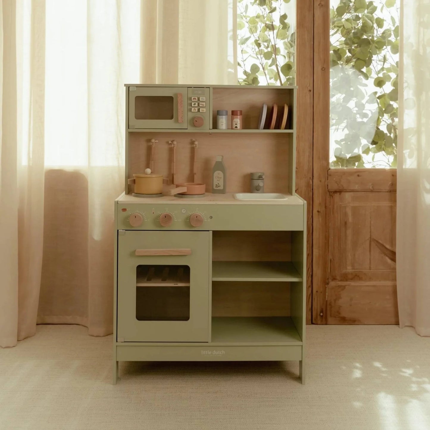 Little Dutch Wooden Play Kitchen - Mint