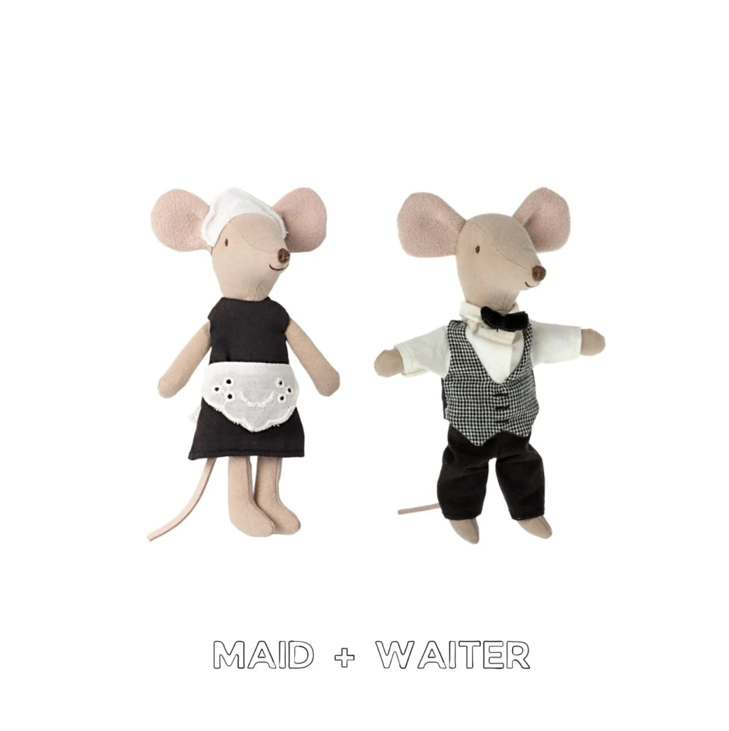 Maileg Maid and Waiter - Mouse in a Box