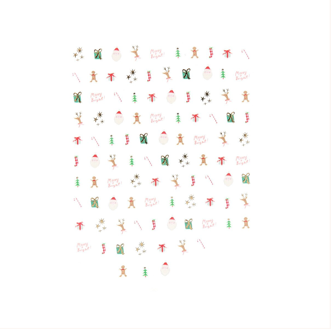 Meri Meri Christmas Nail Stickers ( x 200 )