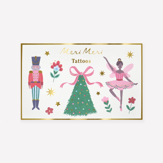 Meri Meri Nutcracker Ballet Temporary  Tattoos