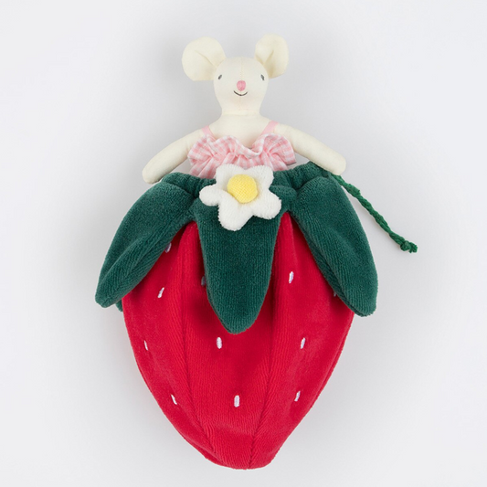 Meri Meri Strawberry Mouse Mini Doll