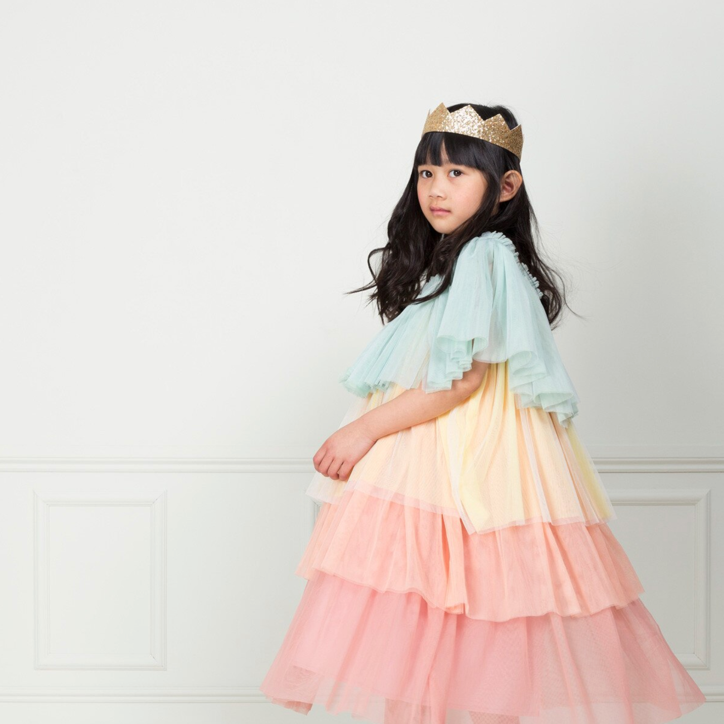 Meri Meri Rainbow Ruffle Princess Costume 5-6 Years