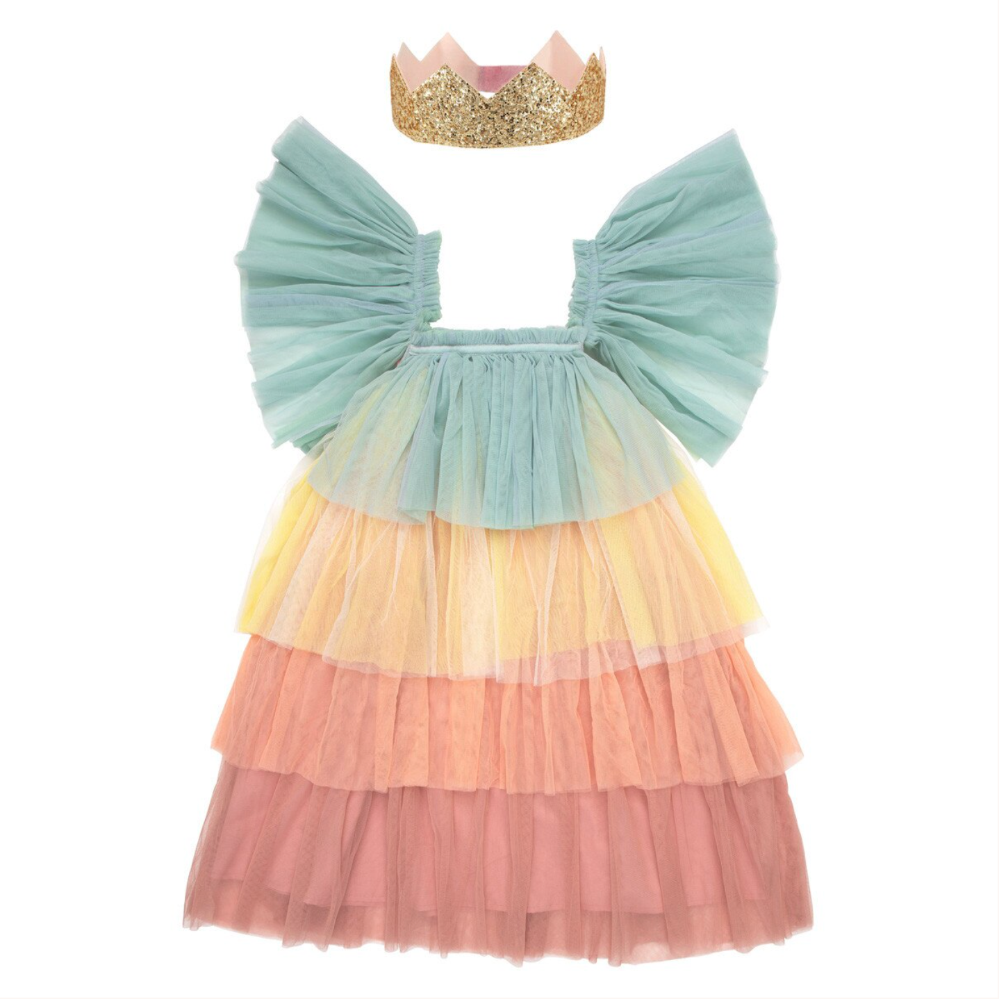 Meri Meri Rainbow Ruffle Princess Costume 5-6 Years