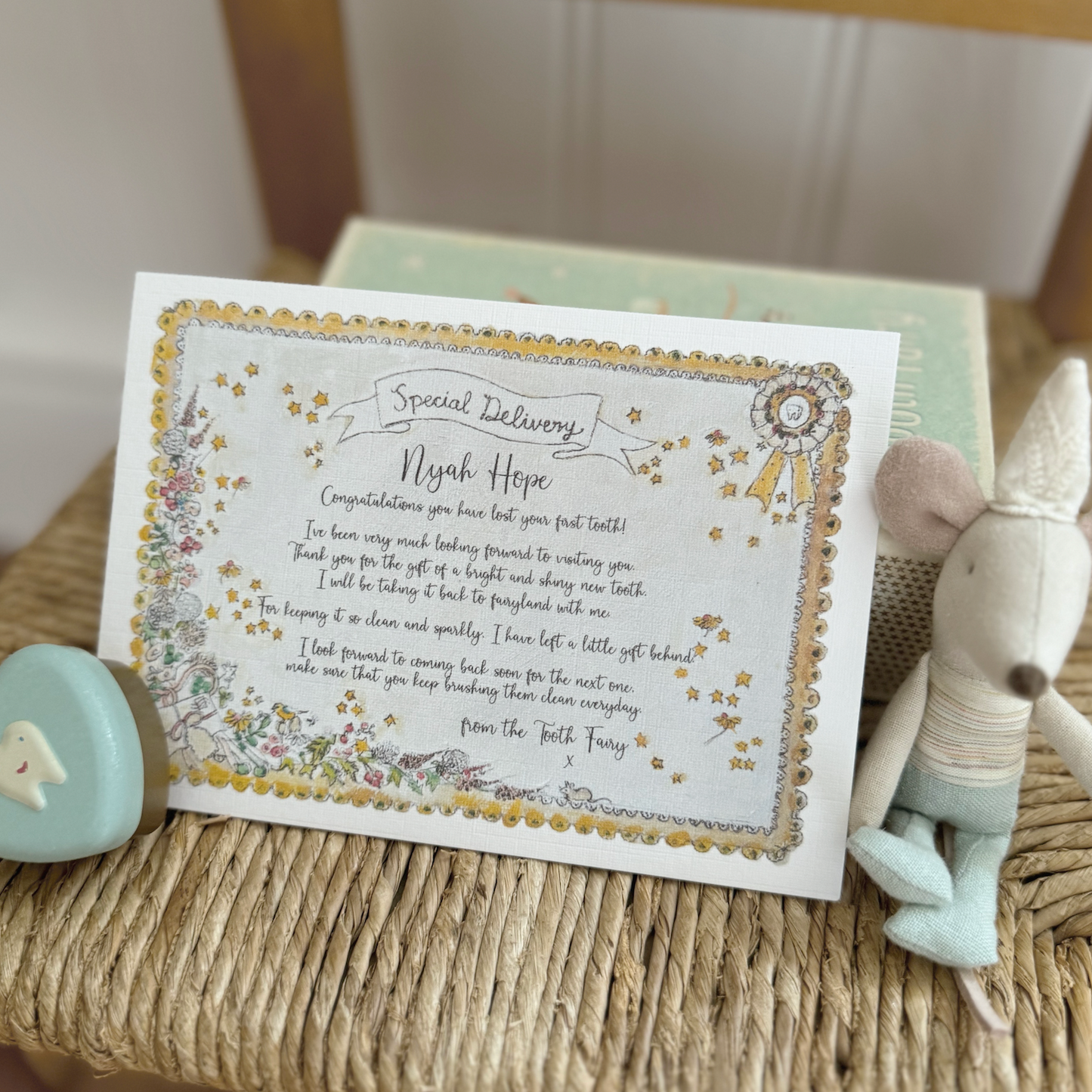 Tooth Fairy Gift Set, Little Sister