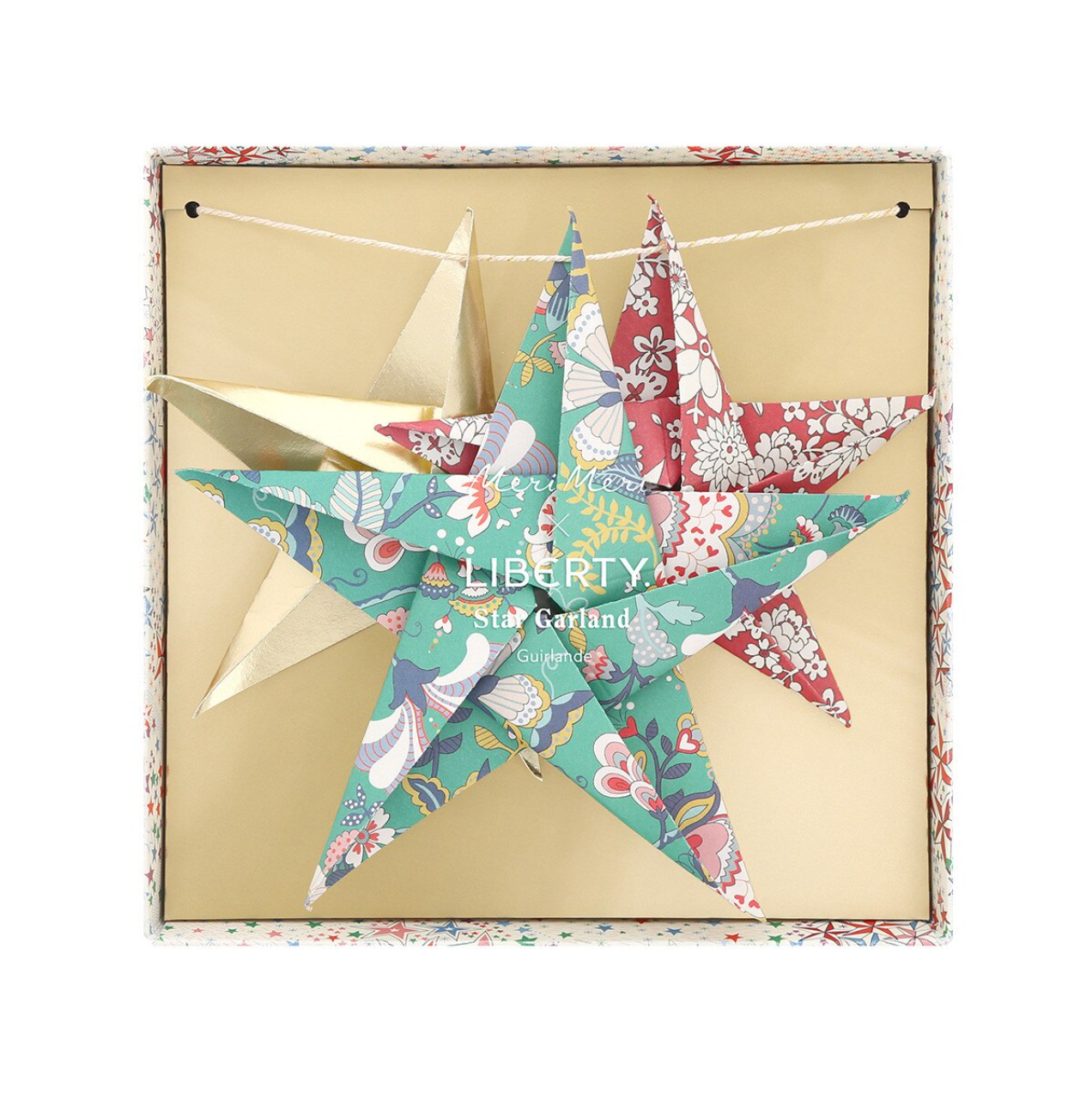 Meri Meri x Liberty Origami Star Garland
