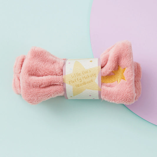 The Natural Play MakeUp Company Little One's Fluffy Makeup Headband - Dusty Pink