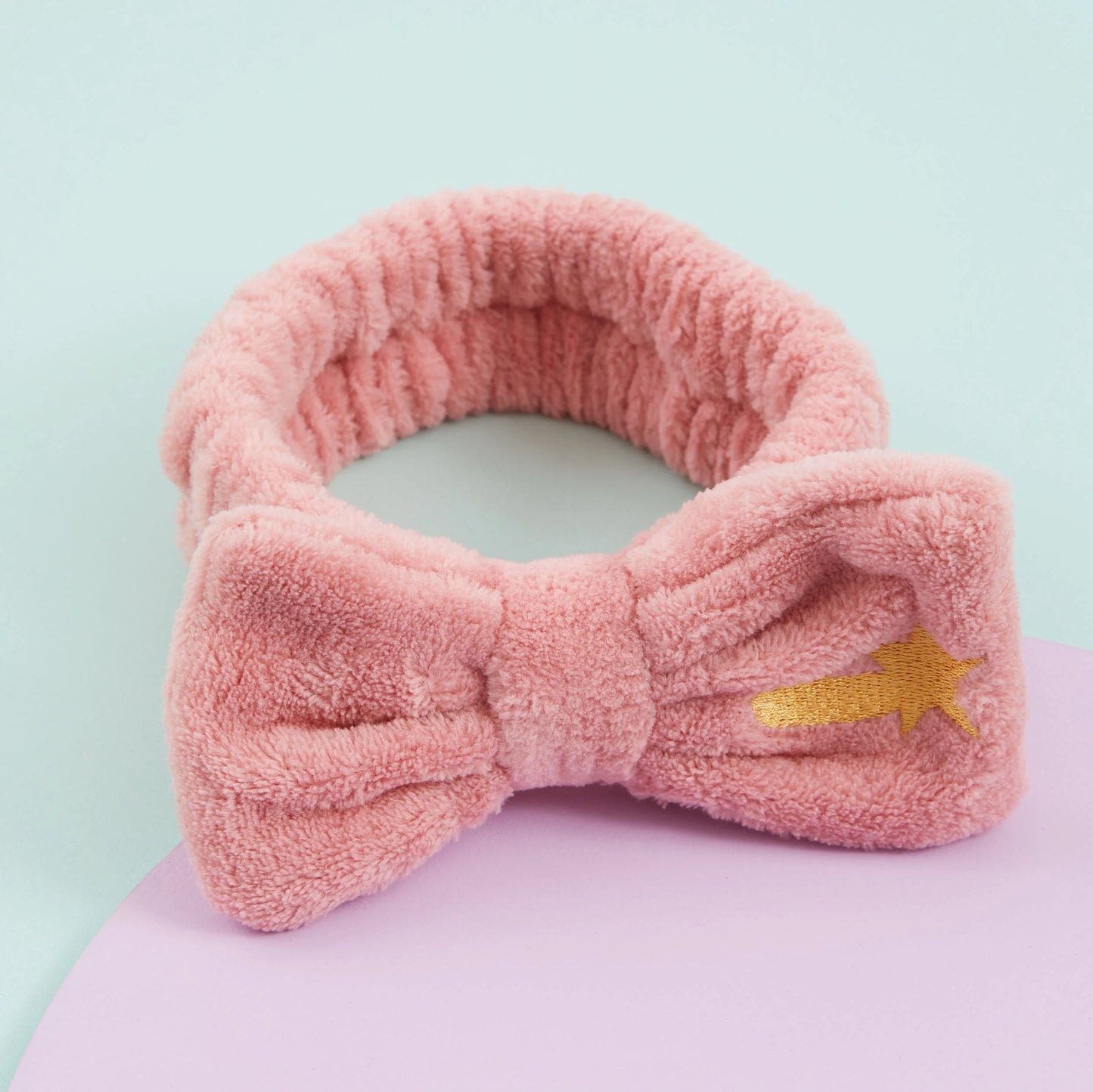 The Natural Play MakeUp Company Little One's Fluffy Makeup Headband - Dusty Pink