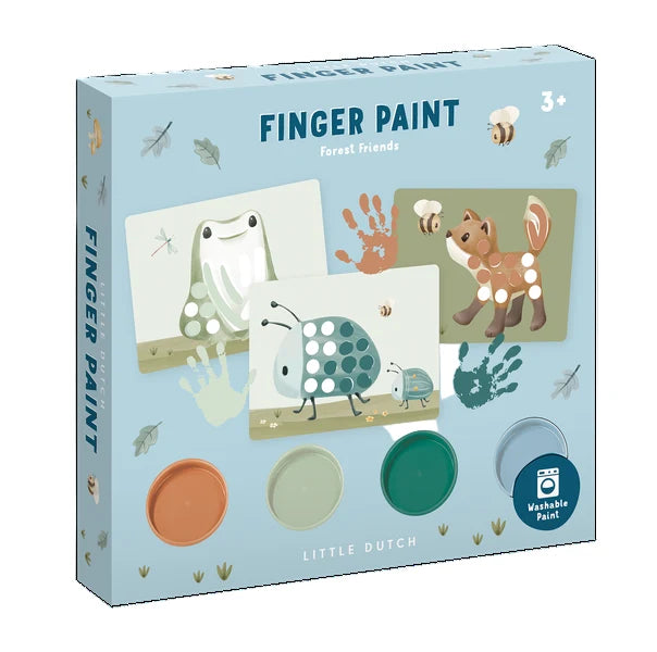 Little Dutch Fingerpaint Set - Forest Friends
