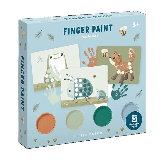 Little Dutch Fingerpaint Set - Forest Friends